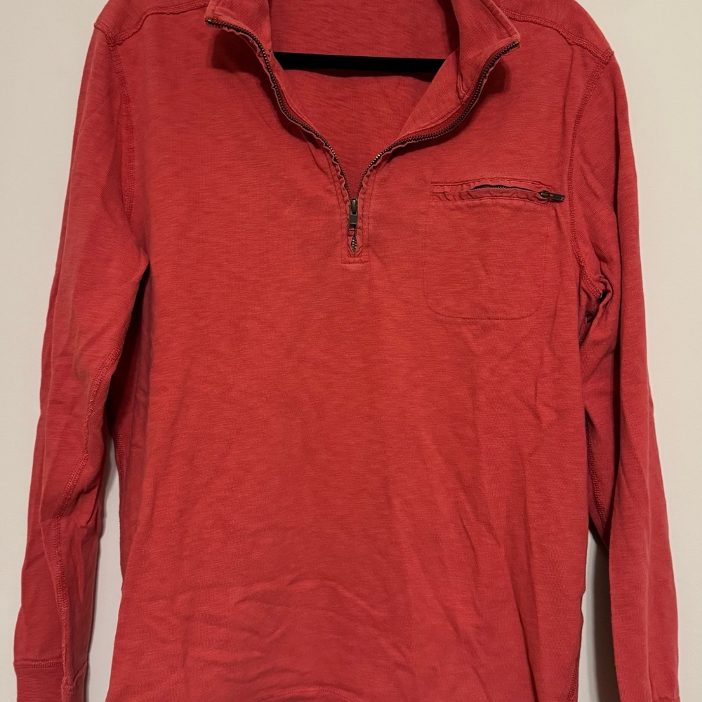 J. Crew Vintage Men's Long Sleeve Red Pullover